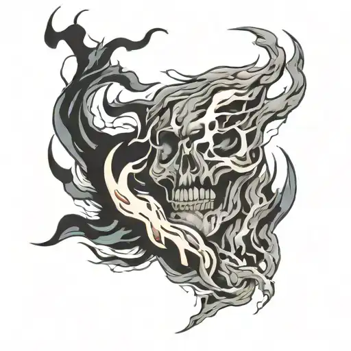 Smoke And Lightning Fire