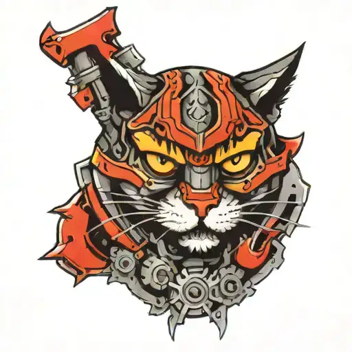 Mechanical Cat Warrior