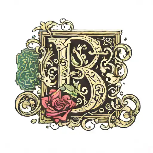 Letter P And Money Sign