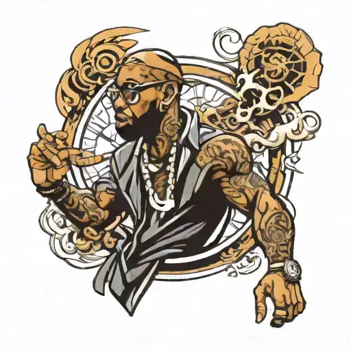 I Want A Right Hand Sleeve With Hip Hop Elements