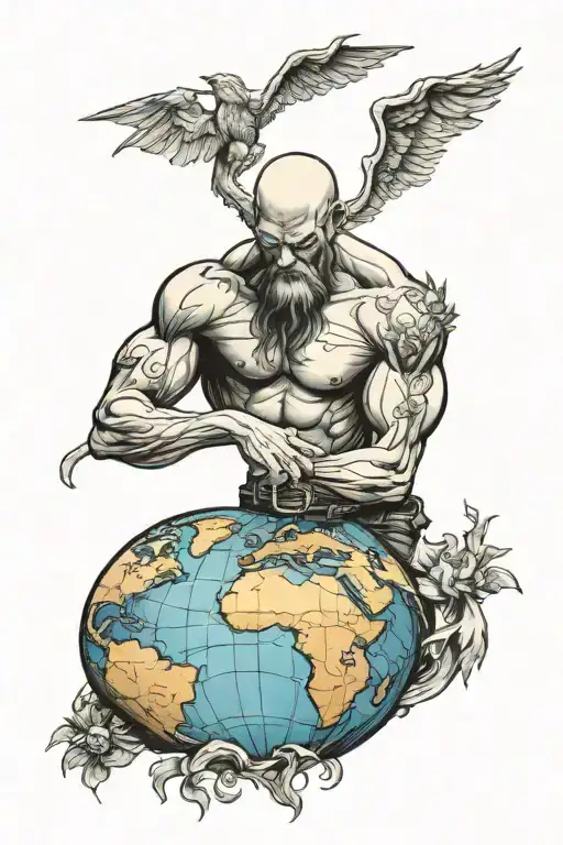 Atlas Holding The Earth
