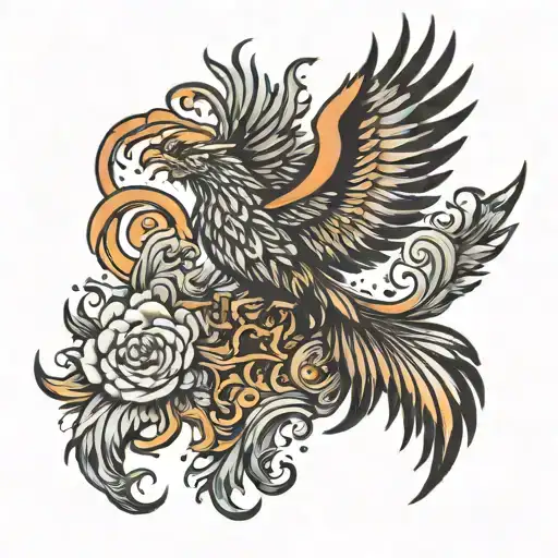 Phoenix Fire And Mountain