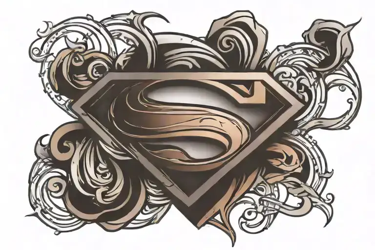 Superman Symbol Integrated