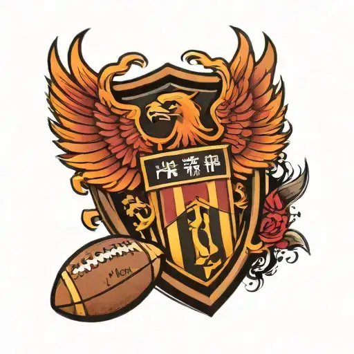 Football Club Life Family Addiction Recovery Symbol