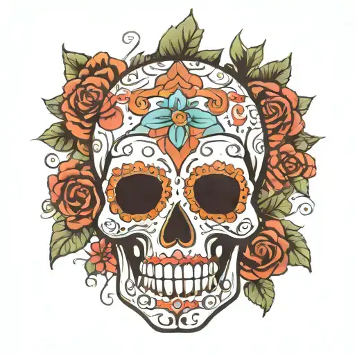 Day Of The Dead Skull