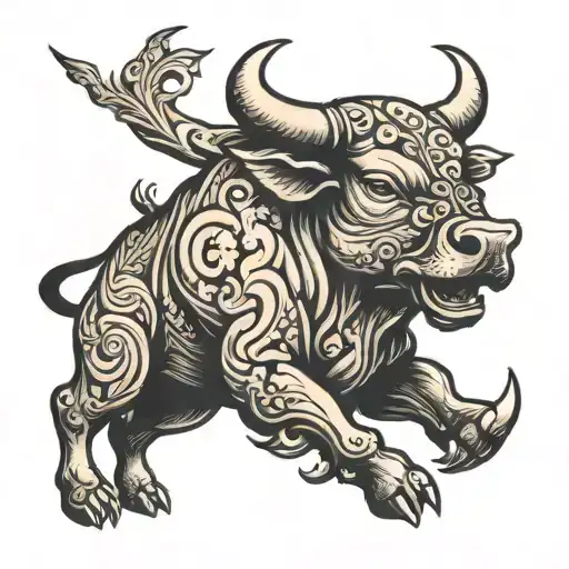 Bull Standing