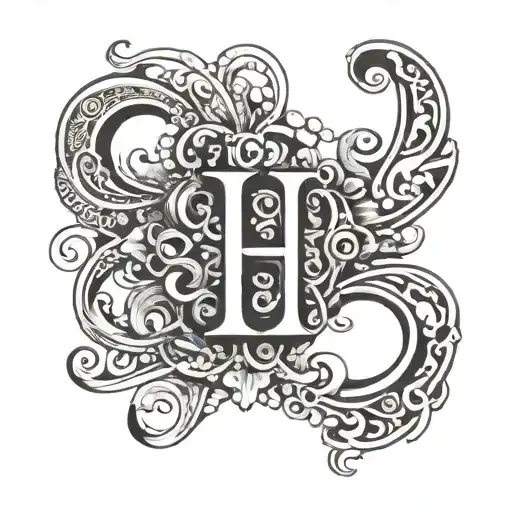 Letter H Infinity Symbol