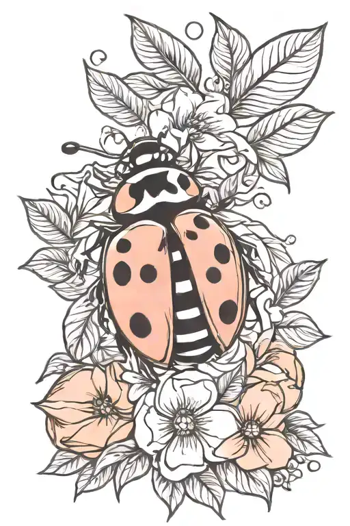 Ladybug And Peach