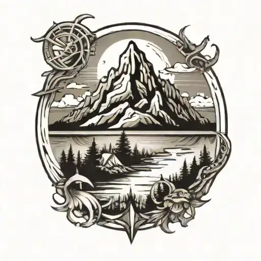 Mountain In Viking Circle