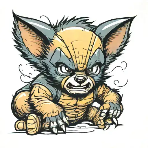 Baby Wolverine Xmen Cartoon Character