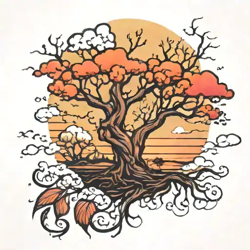 Poison Tree And A Sunset