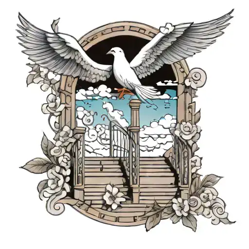 Dove Stairway To Heaven Gates