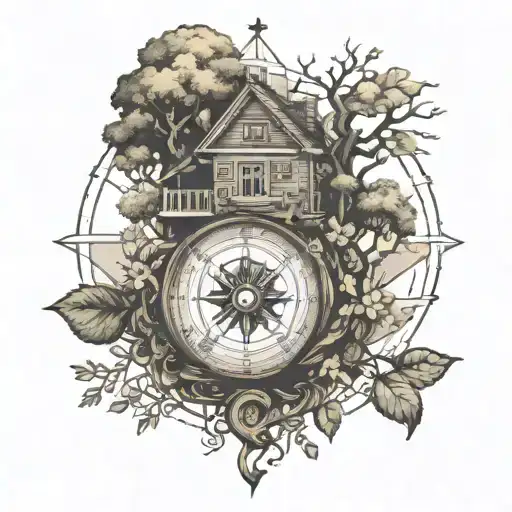 Life Tree House Compass