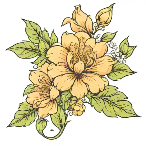 June Birth Flower W Makenzie