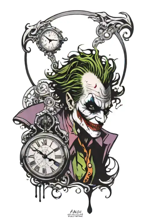 Joker With Clock Inside