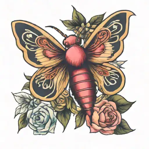Rosy Moth