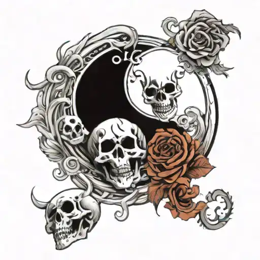 Yin Yang Skeleton