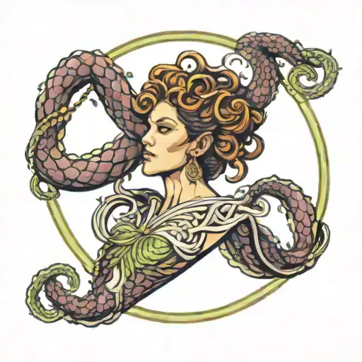 Medusa Tarot Card
