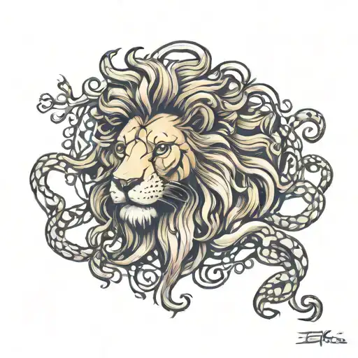 Lion Medusa