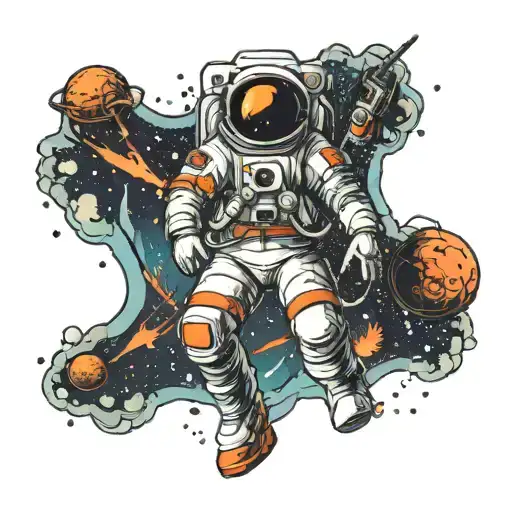 Astronaut In Space