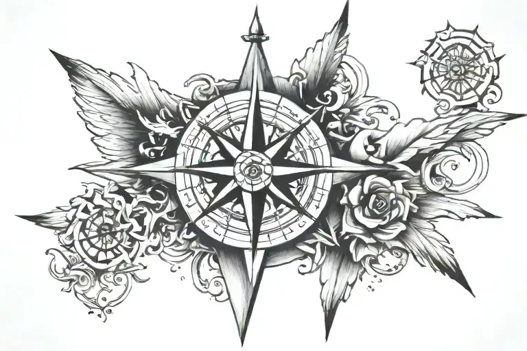 Pasquale With Compass Rose With