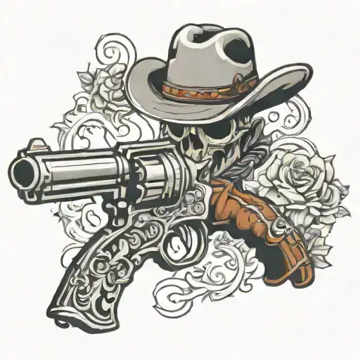 Cowboy Gun Dual Wielding Pistols