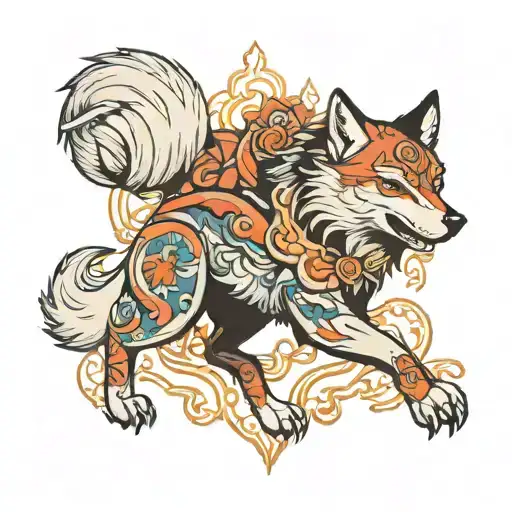 Wolf And Kitsune