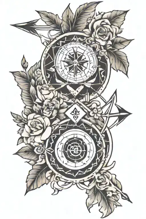 Arrow And Leo Zodiac Sign