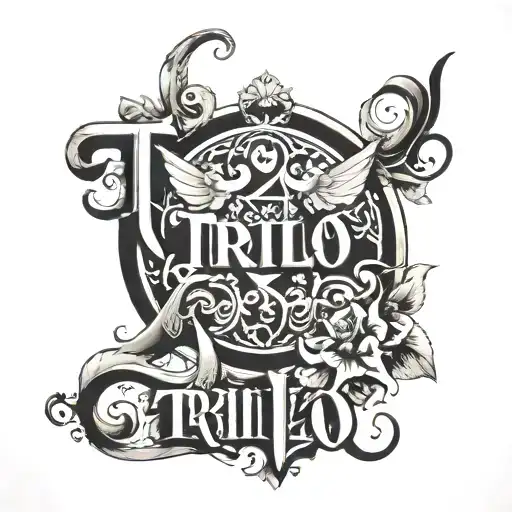 Cover Up Tattoo Where It Says Trillo In Big Letters Cover It Up With A Nice Design