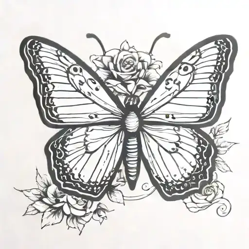 Butterfly Outline With Country Crock Butter Inside