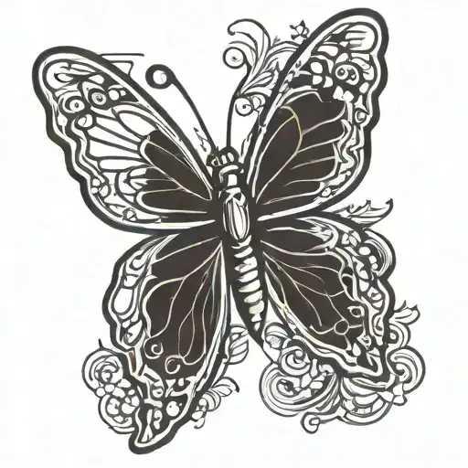 Butterfly Outline With Country Crock Butter Logo Inside