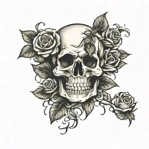 Skull And Roses