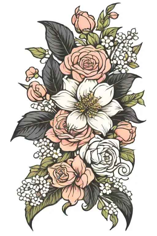 Birth Flower Bouquet