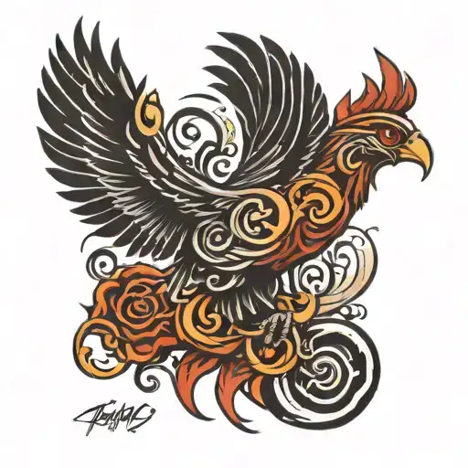 Phoenix Rising And Cannon Beach