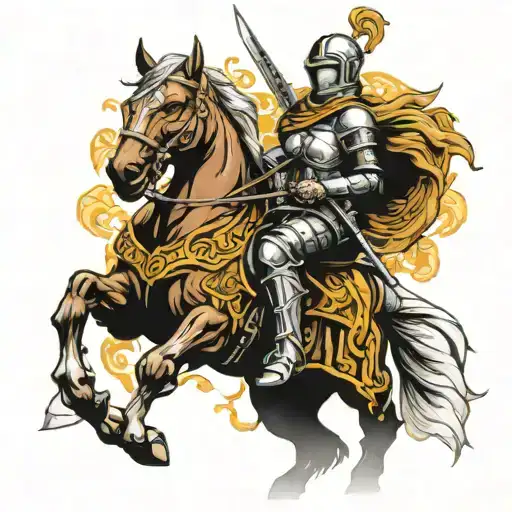 Dark Souls Female Knight Riding Horse