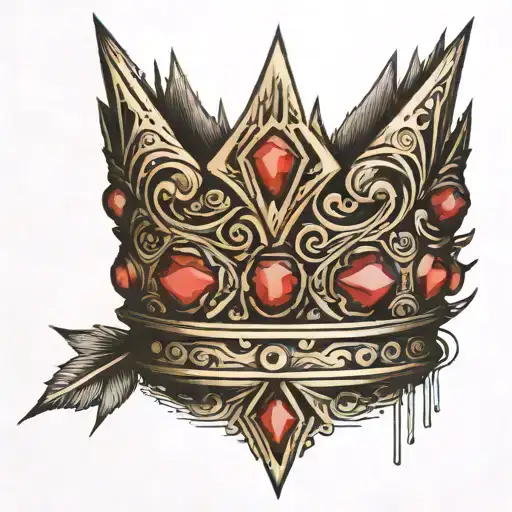 Crown Made Out Of Pens