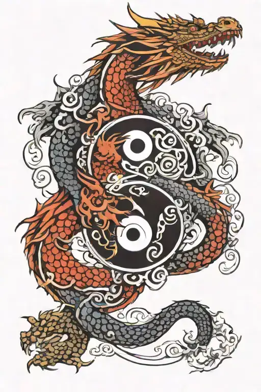 Dragon Yin And Yang