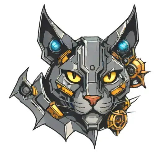 Mecha Cat Head