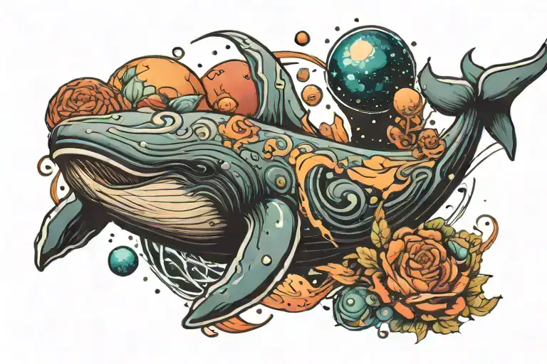 Whale And Space
