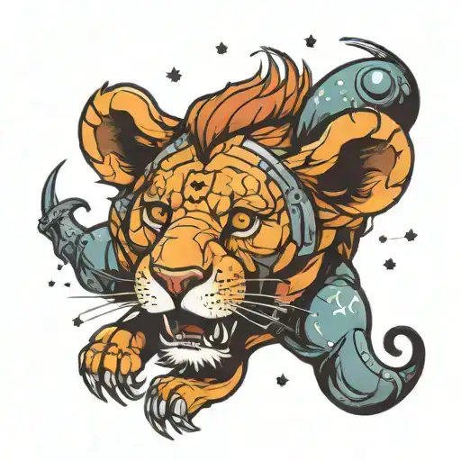 A Lion Lost In Space