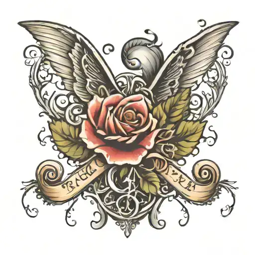 Kids Intial V A R Intertwined