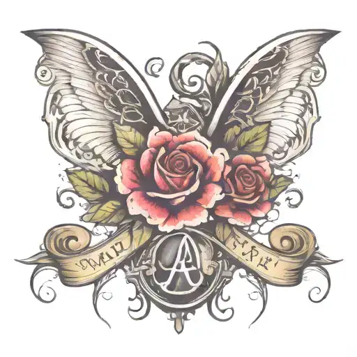 Kids Intial V A R Intertwined