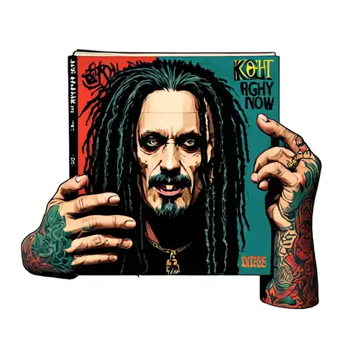 Korn Right Now Guy Holding The Issues Album Doll