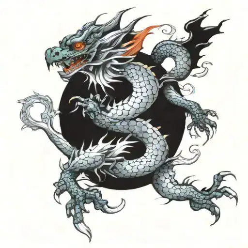 Add Two Japanese Dragon