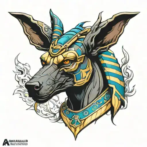 Anubis Color Realistic