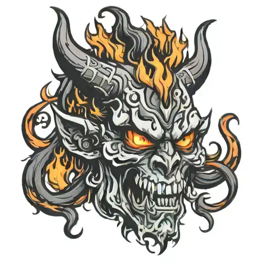 Devil Fire Lava Going