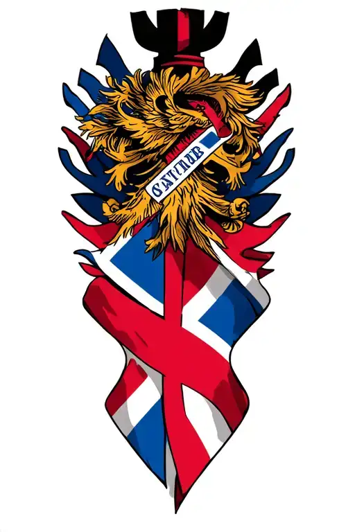 Scotland Flag Background