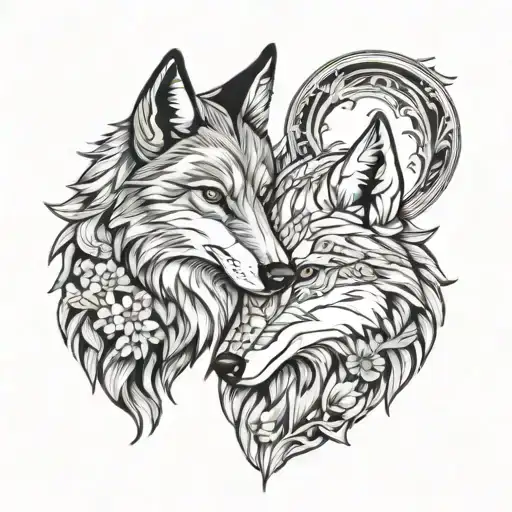 Wolf And Fox Blend