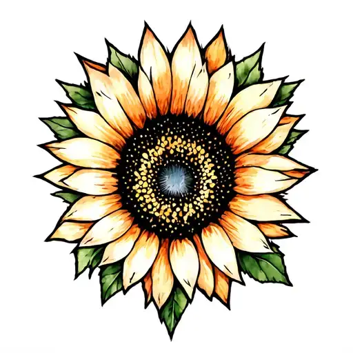 Sunflower Watercolor