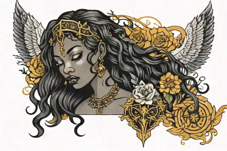 Black Goddess Surrounded